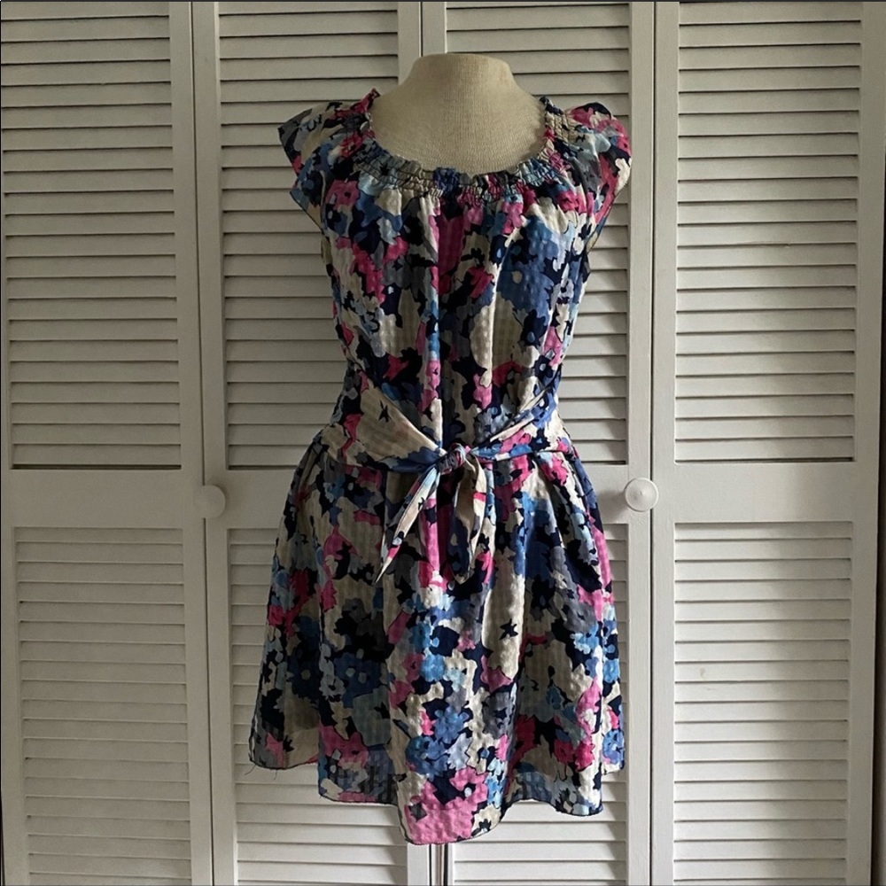 Juicy Couture | Floral Flutter Gingham Dress